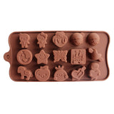 15 silicone round chocolate mold