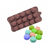 15 silicone round chocolate mold