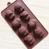 15 silicone round chocolate mold