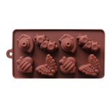 15 silicone round chocolate mold