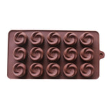 15 silicone round chocolate mold