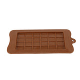 1pca 24 Cavity  Square Silicone Chocolate Molds