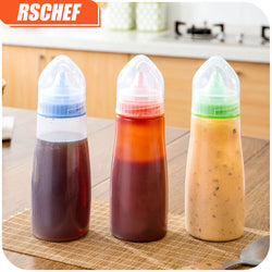 Spin-lid sauce bottle squeeze chocolate